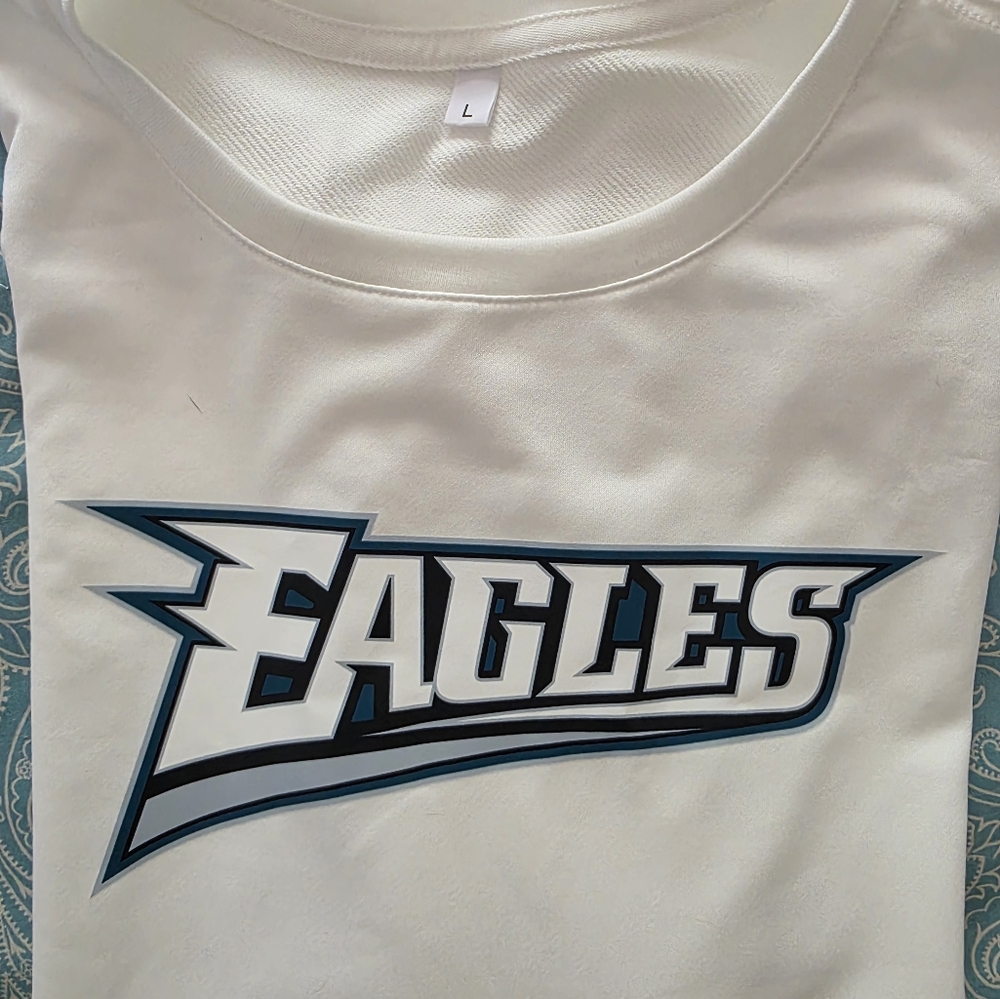 Eagles Graphic White T-Shirt